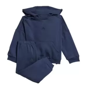 Image of adidas Fleece Tracksuit Kids - Blue