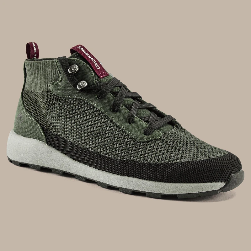 Image of Craghoppers Mens Crag Eco Lite Mid Walking Shoes Mid Khaki male 6 (39)