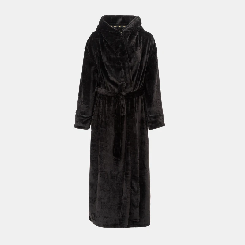 Image of Biba Cosy Maxi Robe Ladies Black Emb female 10 (S)