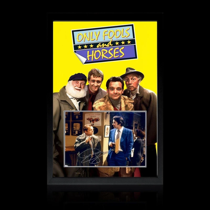 Image of The Fan Cave David Jason Signed Only Fools and Horses Yellow unisex 850mm x 60