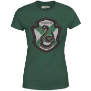 Image of Harry Potter Slytherin House Green Womens T-Shirt - S - Green