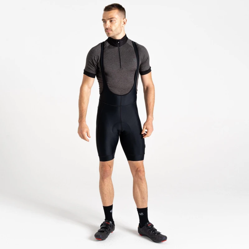 Image of Dare 2b 'Virtuous' Bibbed Cycling Shorts Jet Black