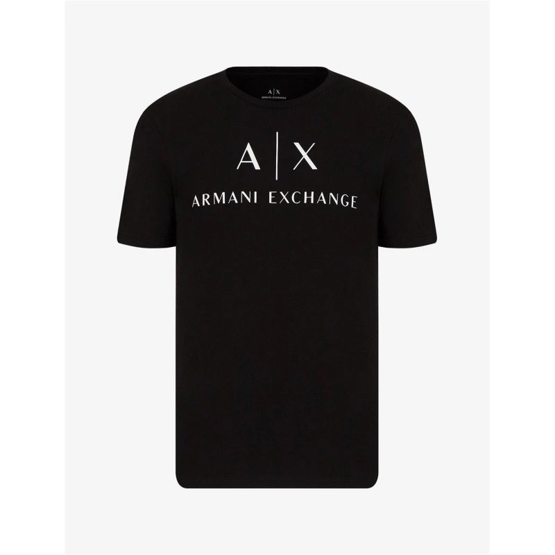 Image of Armani Exchange Logo T-Shirt Black 1200 male M