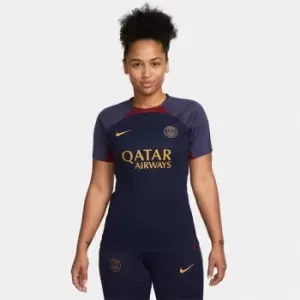 Image of Nike Paris Saint Germain Strike Top 2023 2024 Womens - Blue