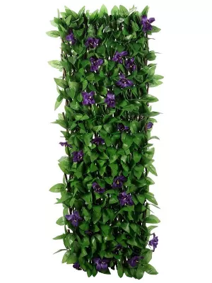Image of Smart Solar Lilac Bloom Trellis 180 X 90Cm
