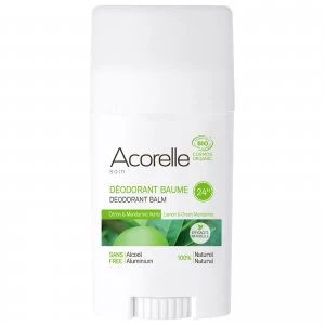 Image of Acorelle Organic Lemon & Green Mandarine Deodorant Balm 40g