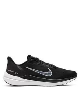 Image of Nike Air Winflo 9 - Black/White, Size 6, Men
