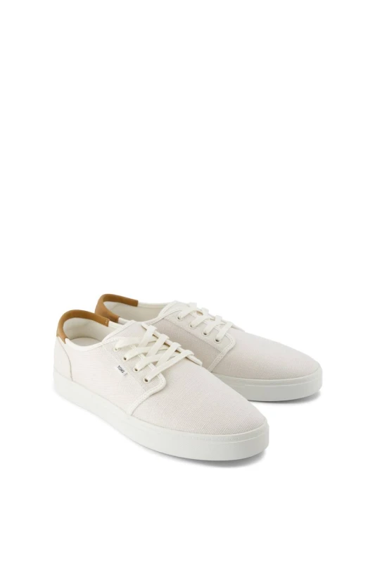 Image of TOMS Mens Carlo 2.0 Trainer in White Size: 8 White Male 8
