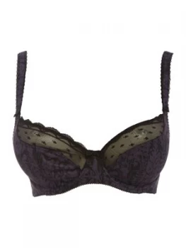 Image of Freya Fearne underwire plunge balcony bra Black