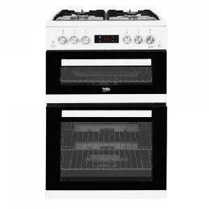 Image of Beko KDG653W Double Oven Gas Cooker