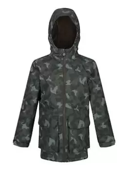 Image of Boys, Regatta Salman Waterproof Insulated Jacket - Dark Khaki, Dark Khaki, Size 14 Years