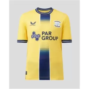 Image of Castore Preston Third Shirt 2023 2024 Juniors - Yellow