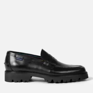Image of Paul Smith Mens Bolzano Leather Loafers - Black - UK 8