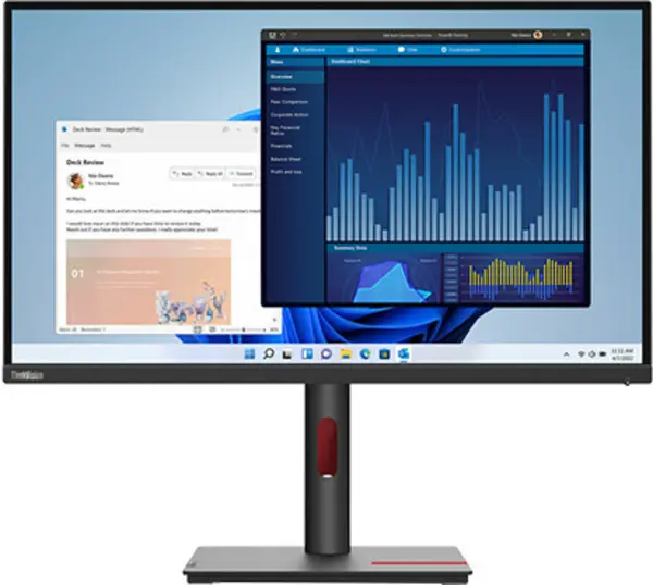 Image of Lenovo ThinkVision T27p-30 27" 63A9GAT1UK 4K Ultra HD LED Monitor