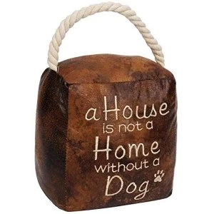 Image of Home Living Door Stop - A House is Not A Home Without A Dog