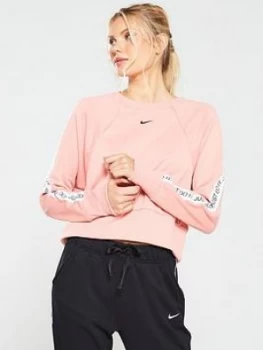 Image of Nike Training Get Fit JDI Sweat Top - Pink, Size 2XL, Women