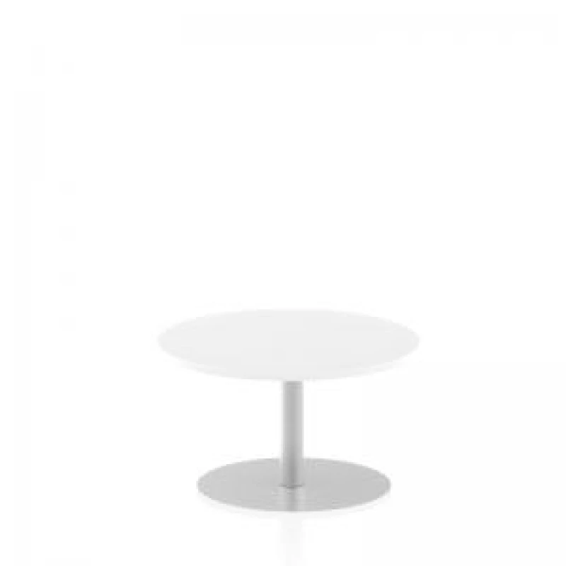 Image of Dynamic Italia 800mm Poseur Round Table White Top 475mm High Leg ITL0120