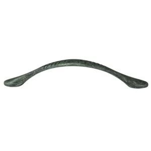 Image of BQ Hammered Pewter Effect Bow Furniture Handle Pack of 1