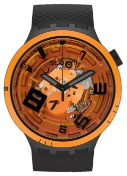 Image of Swatch SB01B127 Swatch Big Bold Planets OOPS! Black Watch