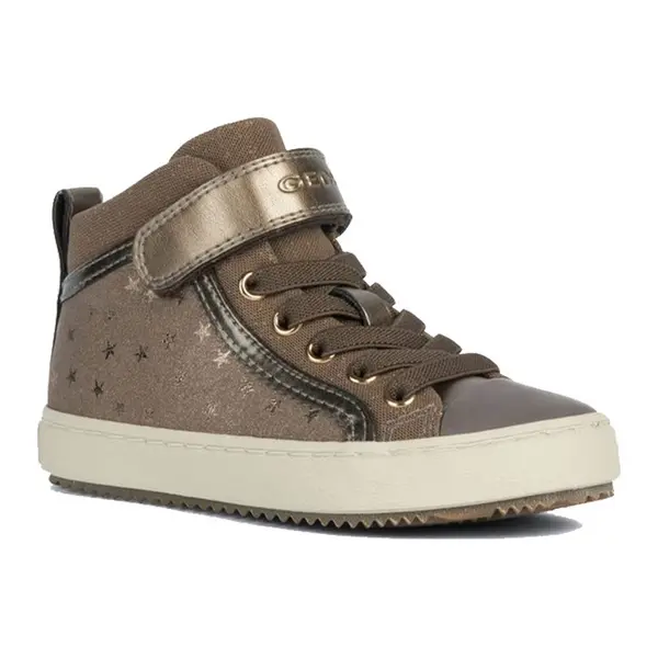 Image of Geox Girls J KALISPERA G Hi Top Trainers UK Size 2.5 (EU 35)