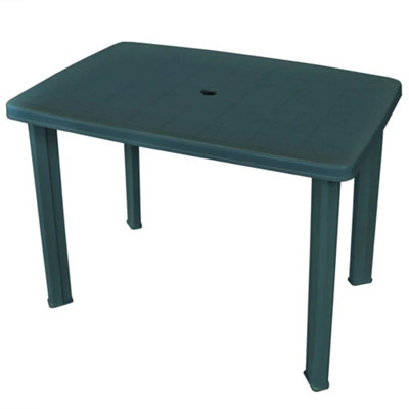 Image of vidaXL Garden Table 101x68x72cm Plastic Green Outdoor Table Camping Table