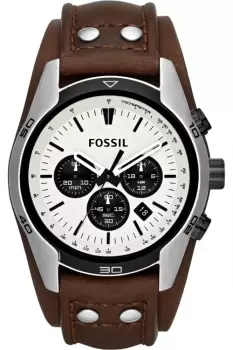 Image of Mens Fossil Coachman Chronograph Cuff Watch CH2890