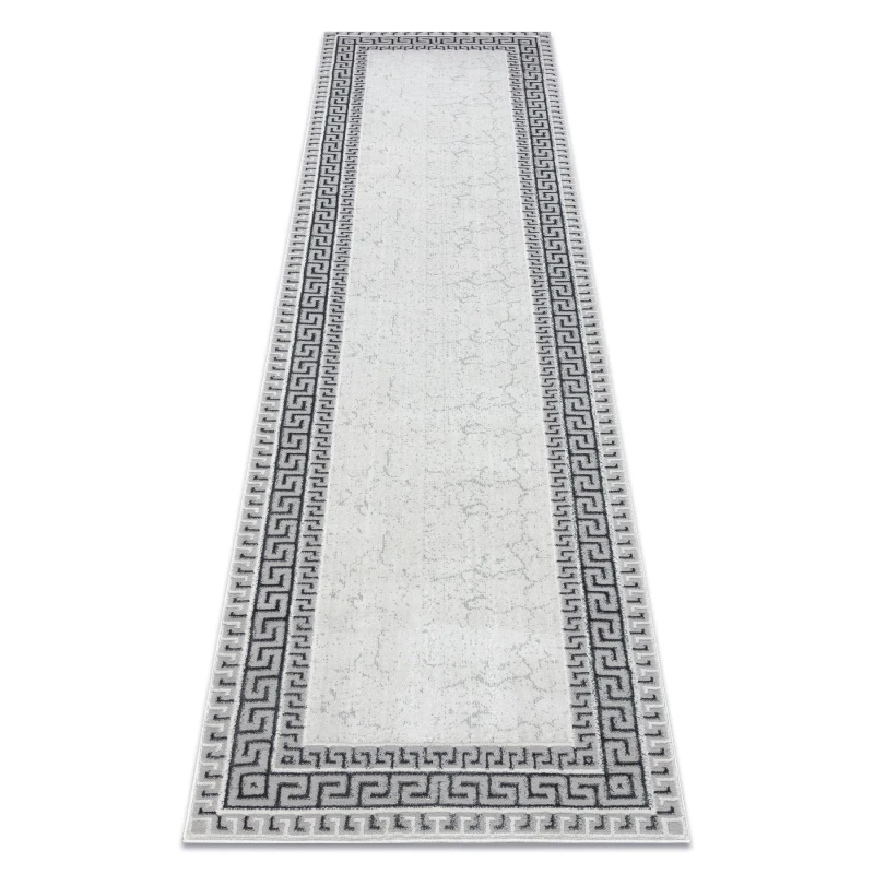 Image of RugsX Allure Runner in White Size: 80cm x 250cm White Unisex 80cm x 250 cm