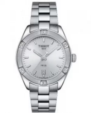 Image of Tissot T-Classic PR 100 Silver Dial Stainless Steel Womens Watch T101.910.11.031.00 T101.910.11.031.00