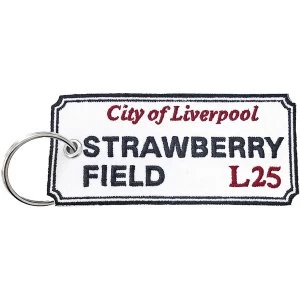 Image of Road Sign - Strawberry Field, Liverpool Sign Keychain