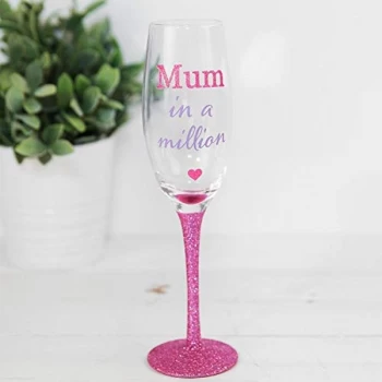 Image of True Mothers Day Prosecco Glass - Mum In A Million