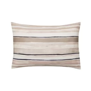 Image of Himeya Linking Lines Pair of Standard Pillowcases, Glazed Stone