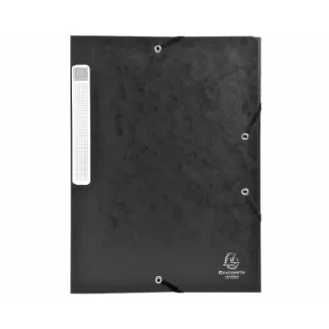 Image of Cartobox Elasticated Box File 25mm, A4, Black, Pack of 25