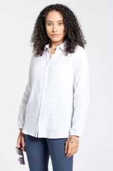 Image of Linen-Blend 'NosiBotanical Bralio' Long Sleeve Shirt