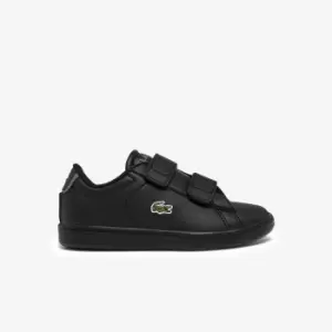 Image of Lacoste Infants' Carnaby Evo BL Synthetic Trainers Size 7 UK Kids Black