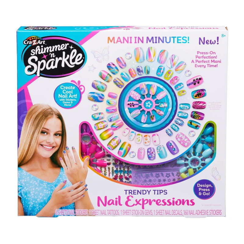 Image of Shimmer N Sparkle Trendy Tips Nail Expressions