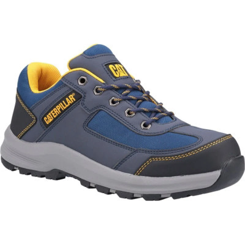 Image of CAT Workwear Mens Elmore Safety Work Trainers UK Size 12 (EU 46) NAVY CAT749-NAVY-12