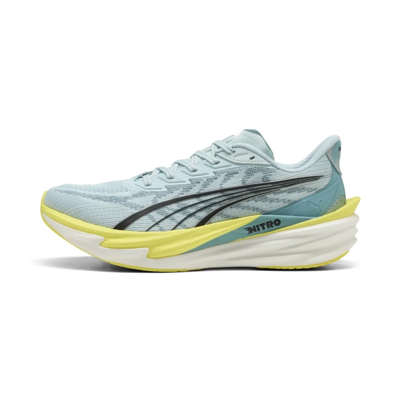 Image of Puma Mens Deviate Nitro 4 Running Shoes Sea Blue male 7 (40.5)