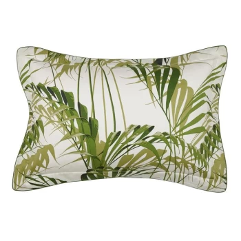 Image of Sanderson Palmhouse Oxford Pillow Case - BOTANICAL GREEN