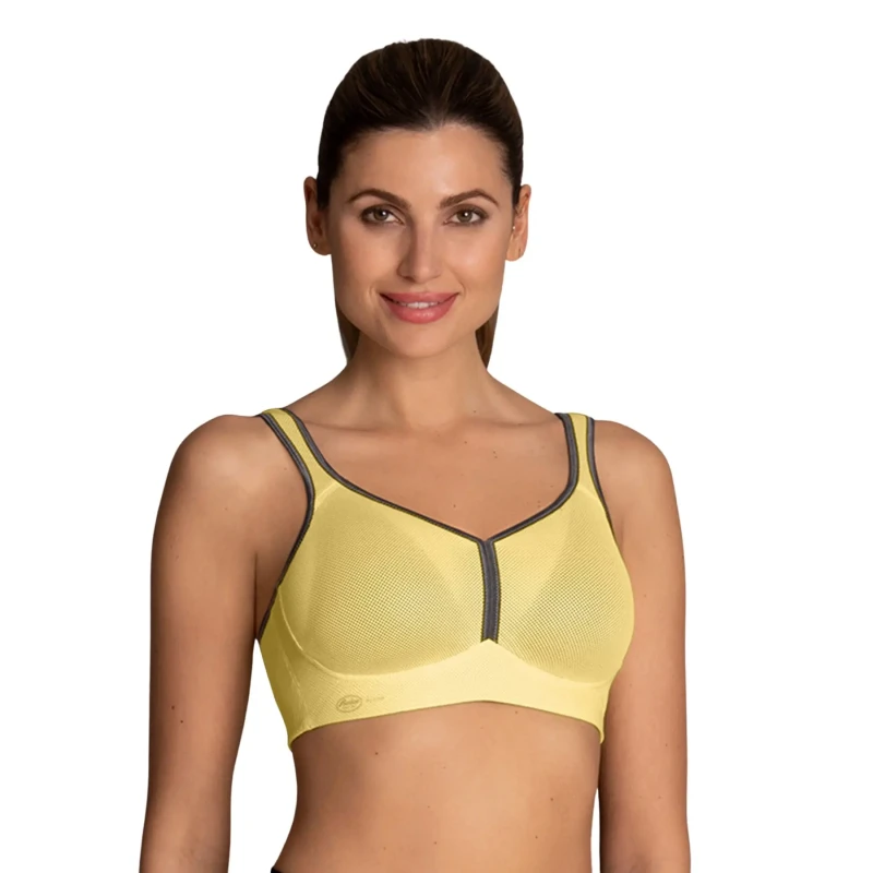 Image of Anita Womens sports bra with cups Anita air control Jaune Female 80B