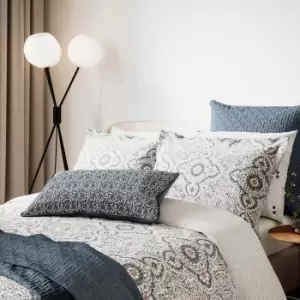 Image of Bedeck of Belfast Nena Double Duvet Cover Set, Denim
