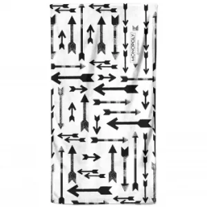 Image of Monopoly Arrows Pattern Bath Towel