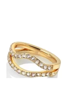 Image of Hot Diamonds X Jac Jossa Extravagance Ring, Gold Size XL Women