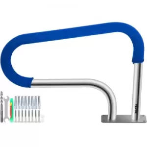 Image of VEVOR Pool Handrail, 32" x 22.5" Swimming Pool Stair Rail, 304 Stainless Steel Stair Pool Hand Rail Rated 375lbs Load Capacity, Pool Rail with Quick M