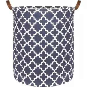 Image of Laundry Basket with Drawstring Cover Large M&W - Purple