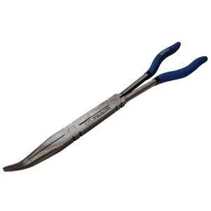 Image of Faithfull Long Reach Bent Nose Pliers 335mm (13in)