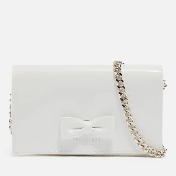 Image of Ted Baker Baetiy Bow Leather Bag Cream female 274040