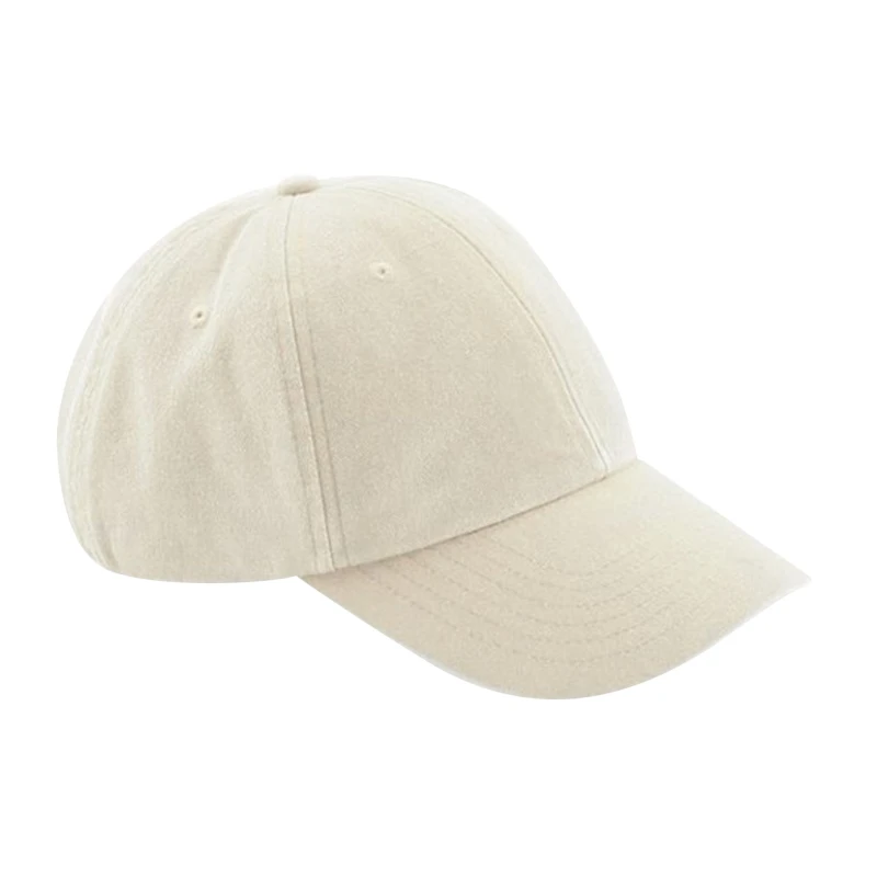 Image of Beechfield Beechfield Men Vintage Low Profile Cap in Light Sand Light Sand One Size Male 5063300166291