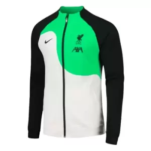 Image of 2023-2024 Liverpool Academy Pro Full-Zip Knit Jacket (White)