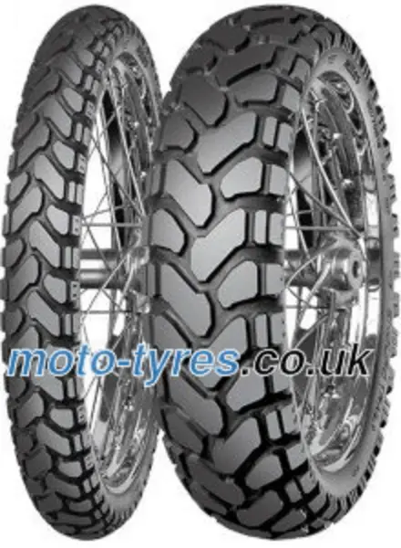Image of Mitas Enduro Trail + ( 120/80B18 TT/TL 62H Rear wheel, M+S marking ) R-492999 Motorcycle Tyres Enduro Tyres