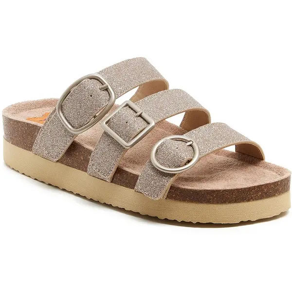 Image of Rocket Dog Womens Astor Glenn Glitter Slide Sandals UK Size 3 (EU 36) GOLD RKD243-GOLD-3